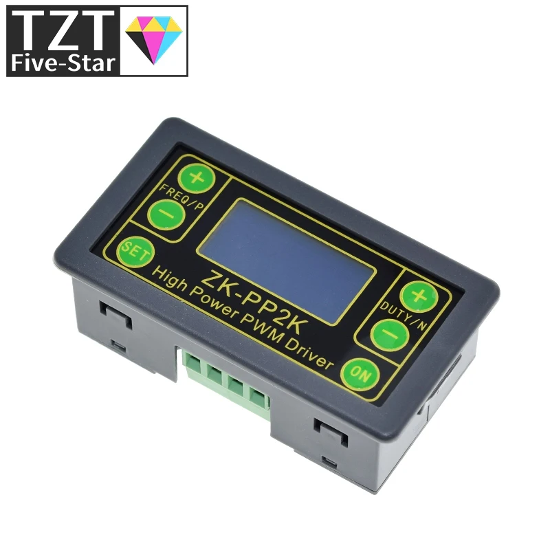 ZK-PP2K PWM DC 3 ~ 30V 12V 24V регулятор скорости двигателя 8A 150W регулируемый светодиодный