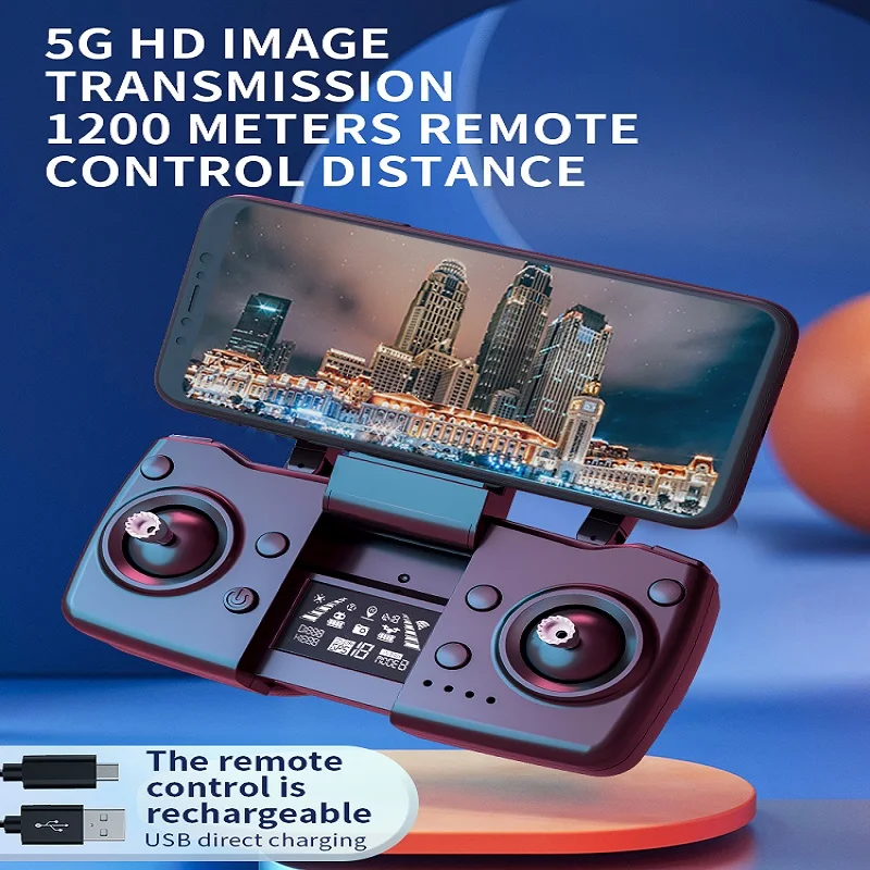 L800 Pro RC Drone GPS 4k Professional HD Dual Camera Brushless Aerial Photography Wifi Foldable Quadcopter 1.2 KM Distance