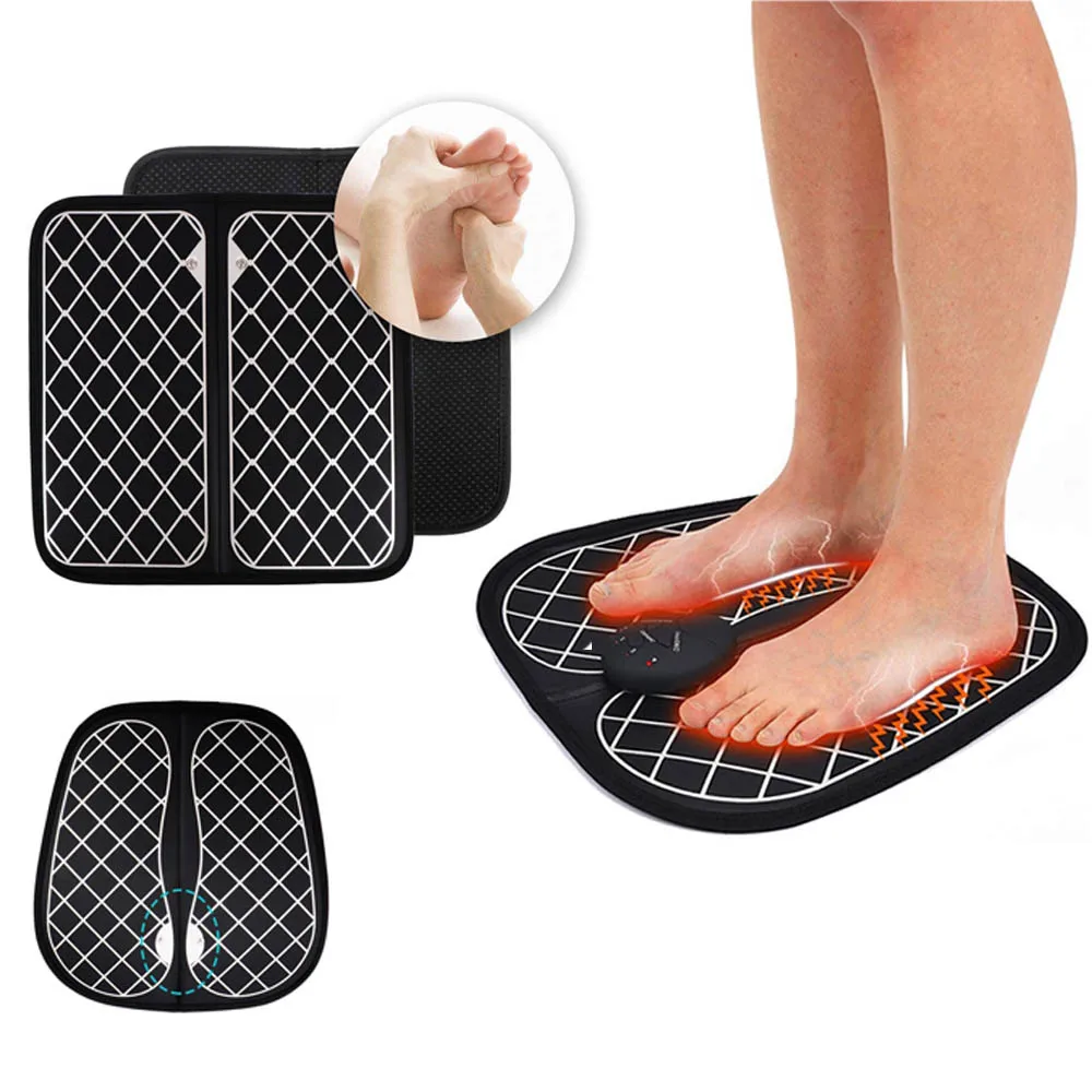 

Electric Foot Massager Portable Massage Mat Massage EMS Body Foot Circulation Massager Stimulator Therapy Machine Health Care