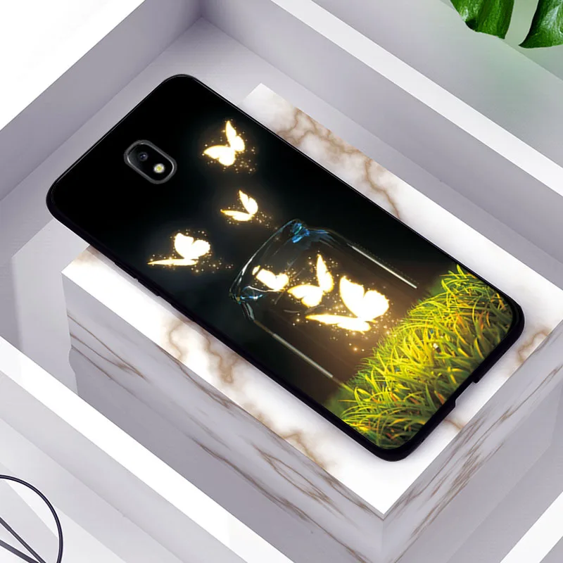 TPUBLK611 Чехол для телефона с бабочкой для samsung J5 чехол J4 J2 Core Prime черный ТПУ чехол для samsung J7 Neo чехол s J2 Pro J250 Galaxy J3 J7 - Цвет: TPUBLK611