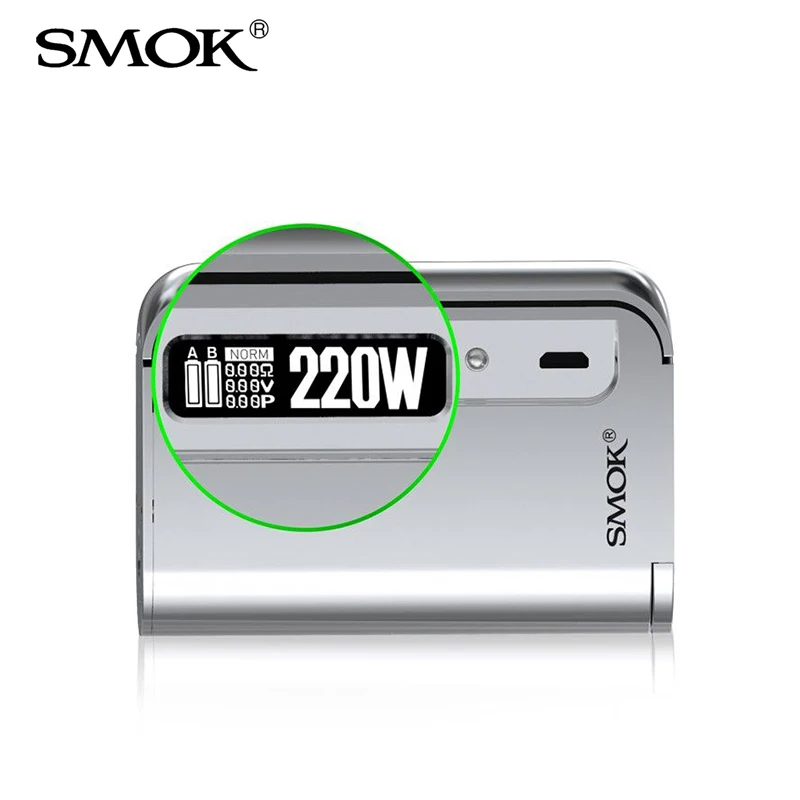 SMOK OSUB King TC Box Mod 220 Вт электронная сигарета Vape мод 18650 для TFV8 детский атомайзер Micro TFV4