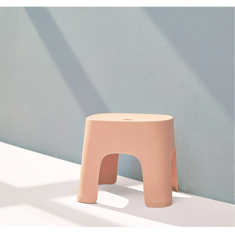 Малая скамья ванная комната Противоскользящий табурет пластиковый подпятник