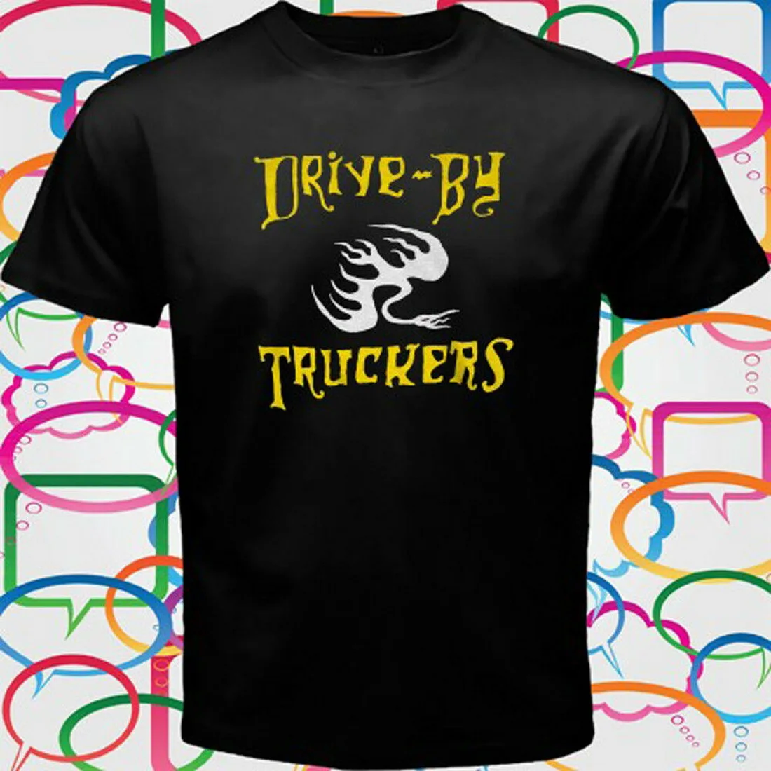 

Drive-By Truckers Rock Band Logo Men's Black Tops Tee T Shirt Size S To 3XL New Unisex Funny Tops T-Shirt