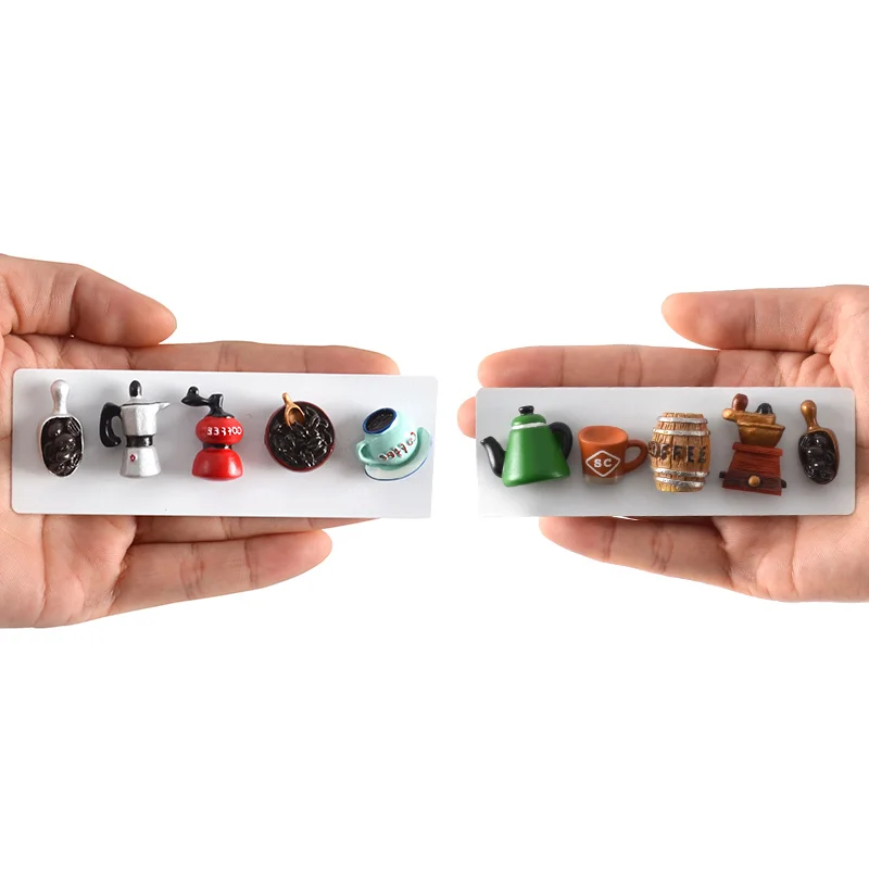 Креативная Магнитная адсорбирующая 3d паста для кофе в холодильнике железная