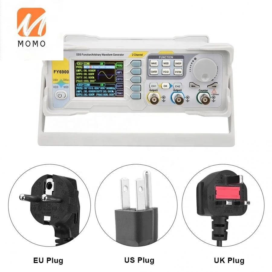 

FY6900 Signal Frequency Meter Sine 0-20 MHZ 2.4in TFT Screen Multi-Functional Digital Signal Generator Signal Counter