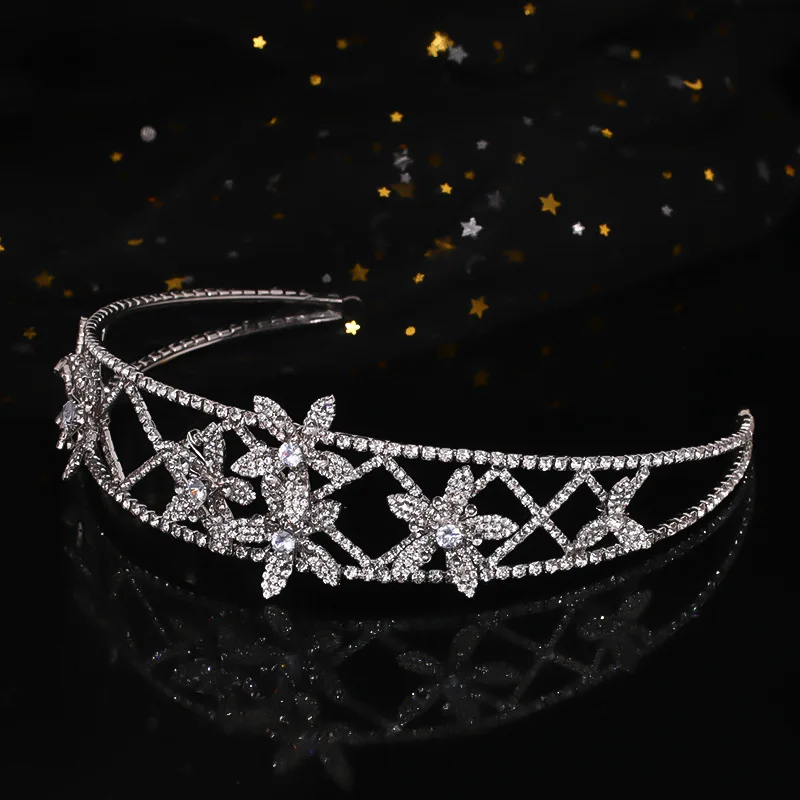 

Newest Wedding Handband Decor with Rhinestone and Flower Elegant Fahion Beautiful Accessory for Bride and Bridesmaids