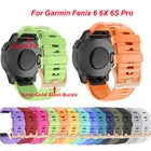 Ремешок силиконовый для наручных часов Garmin Fenix 6X 6 6s Pro 5S Plus 935 3 HR