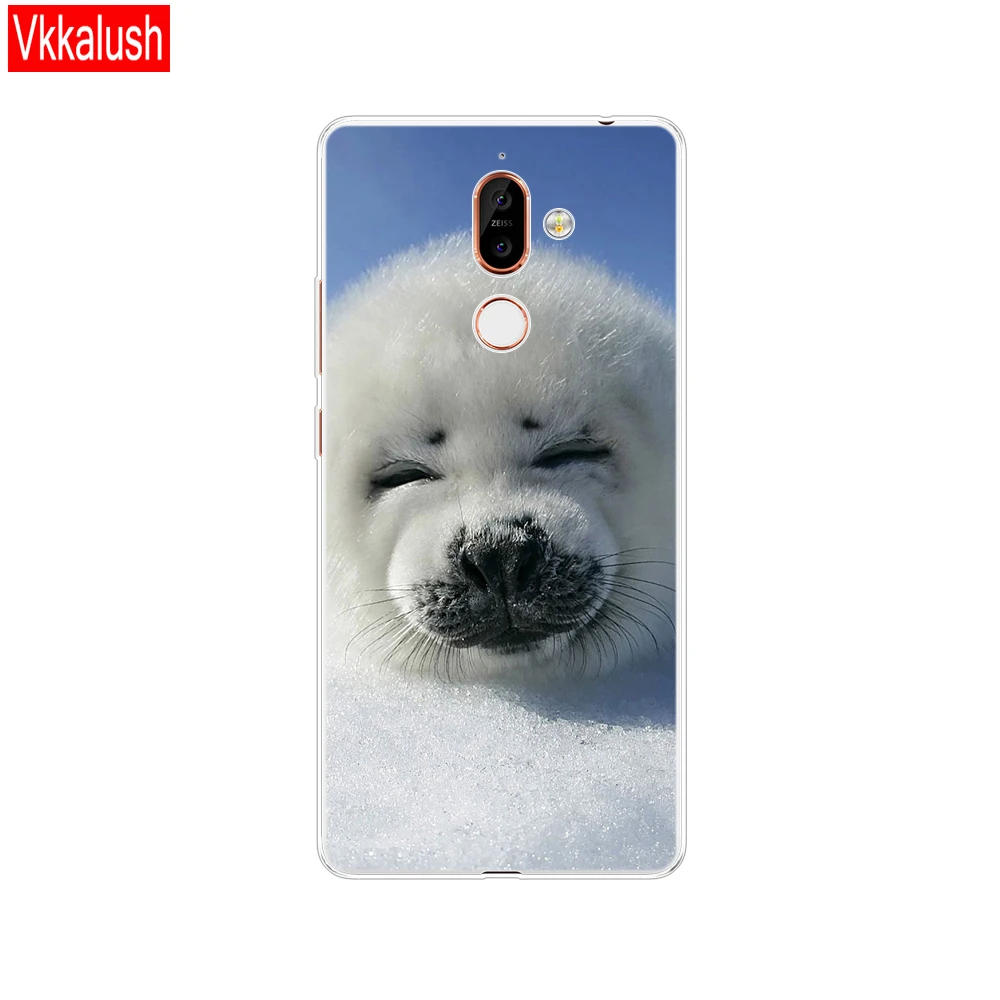 Силиконовый чехол для Nokia 6 1 7 Plus 8 9 2018 X5 X6 мягкий из ТПУ на заднюю панель телефона