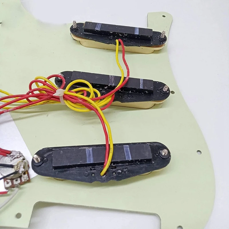 

Mint Green Loaded Electric Guitar Pickguard Prewired Pickguard with Wilkinson Pickups for Electric Guitar Accessories