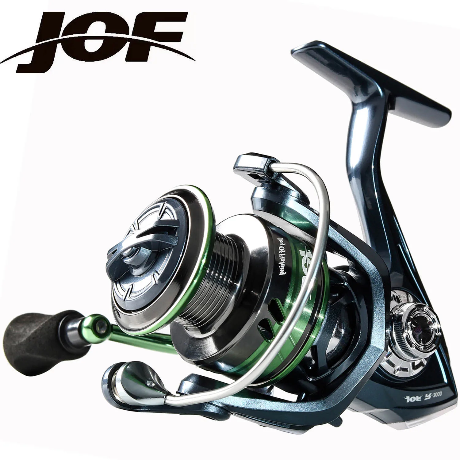 

JOF Pesca Spinning Fishing Reel SIII R 2000-7000 Carp Wheel For Saltwater 9+1BB CNC Metal Spool And Rocker 10kg Max Drag