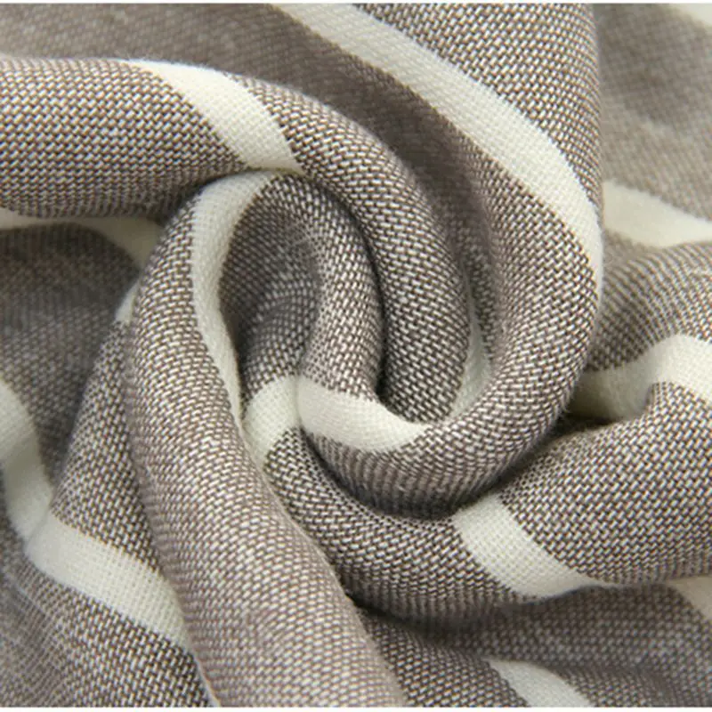 Высококачественное мягкое Полосатое Марлевое хлопковое впитывающее полотенце