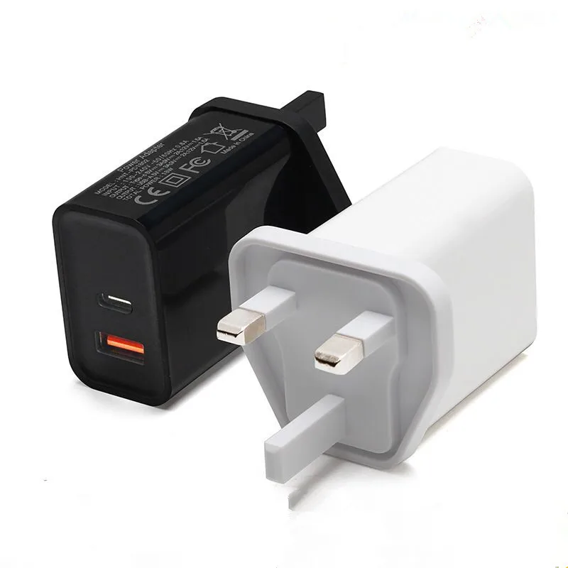 Настенное зарядное устройство с двумя портами 18 Вт 2 шт