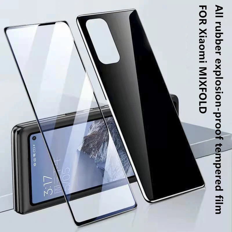 

All Glue External Screen HD Film Full Cover Anti-blue Light Tempered Glass All-inclusive Rear-screen Protector For Mi Mix Fold