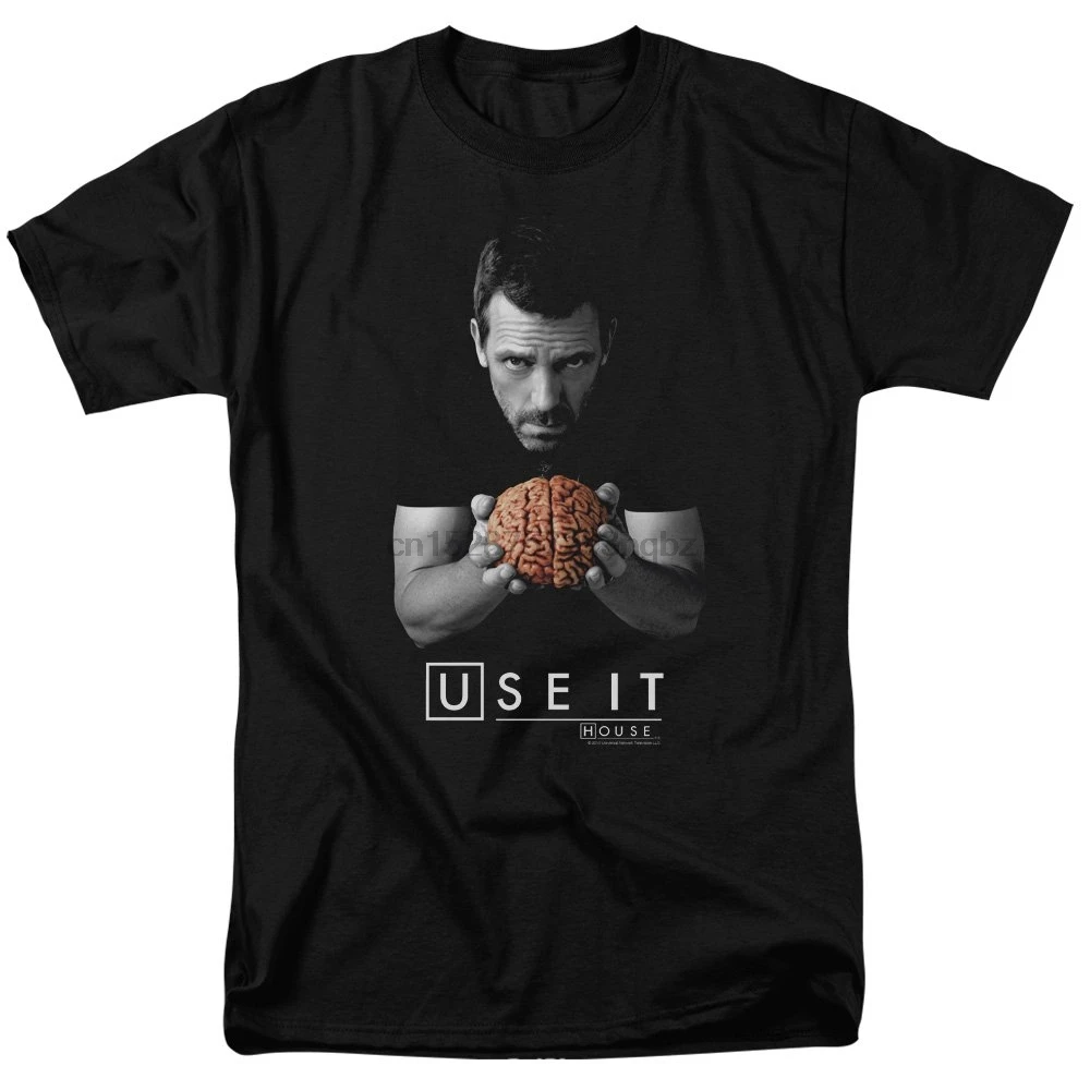 Ho use m.d Medical Drama TV Series Fox Use It Hugh Laurie взрослая Футболка Tee | Мужская одежда