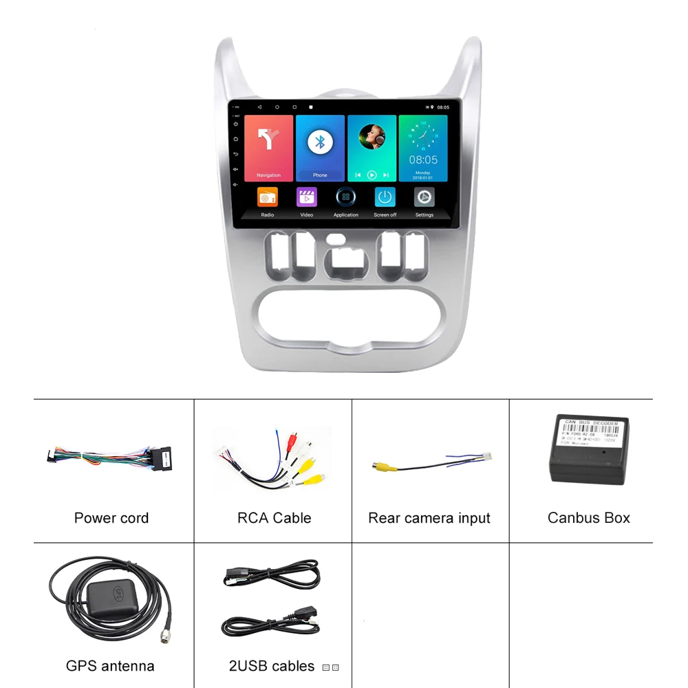 Для Renault Logan Sandero 2009 2015 для Lada Largus Lergus 2012 2020 Dacia Duster 2010 2017 Android автомобильный