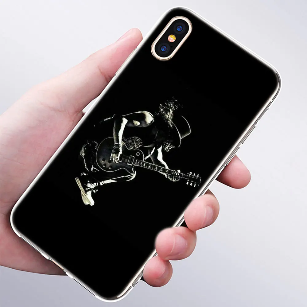 014 Роскошный мягкий силиконовый чехол для телефона Rock ролл череп для Apple iPhone 11 Pro XS Max X XR 6 6S 7 8 Plus 5 5S SE Модный чехол - Цвет: 014