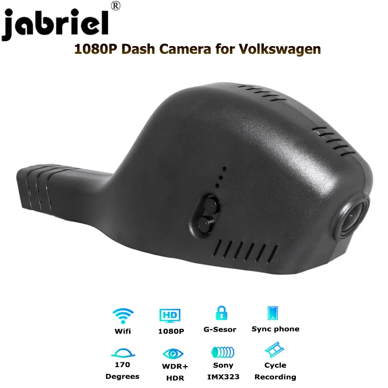 Видеорегистратор Jabriel 1080P для vw Passat b7 b8 Volkswagen golf 6 7 Sportsvan CC tiguan tharu | Автомобили и