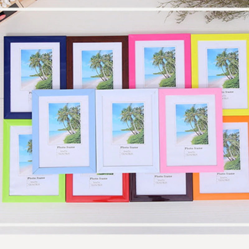 5 шт. мини-фоторамка цветная фоторамка для холодильника детская художественная