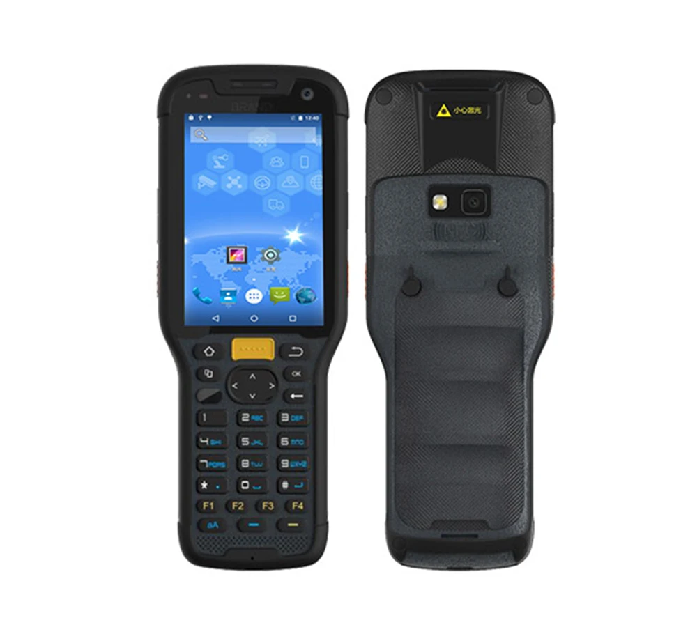 Портативный прочный PDA ZK35 1D 2D лазерный сканер штрих-кода Android 8 1 портативный