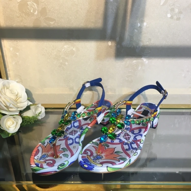 

Prowow Sandals Women Summer Clip Toe Sandalias Mujer Beach Shoes Women Rhinestone Sandalia Feminina Luxury Zapatos De Mujer