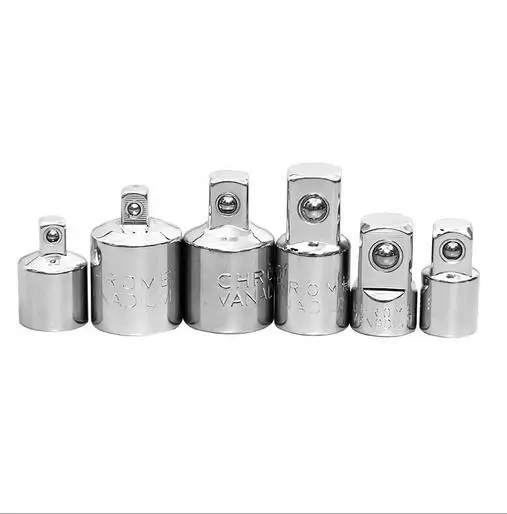 

6pcs ratchet Wrench Sockets Transform Joint 1/4" 3/8" 1/2" Socket Adapter Head Connector Kit Hand Tools Accessories