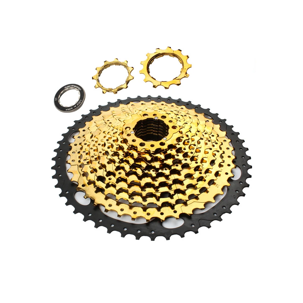 Горный велосипед кассета Freewheel Gold 10 11 12 Скоростей дорожный Cassettle 42 46 50 52T Cogs MTB