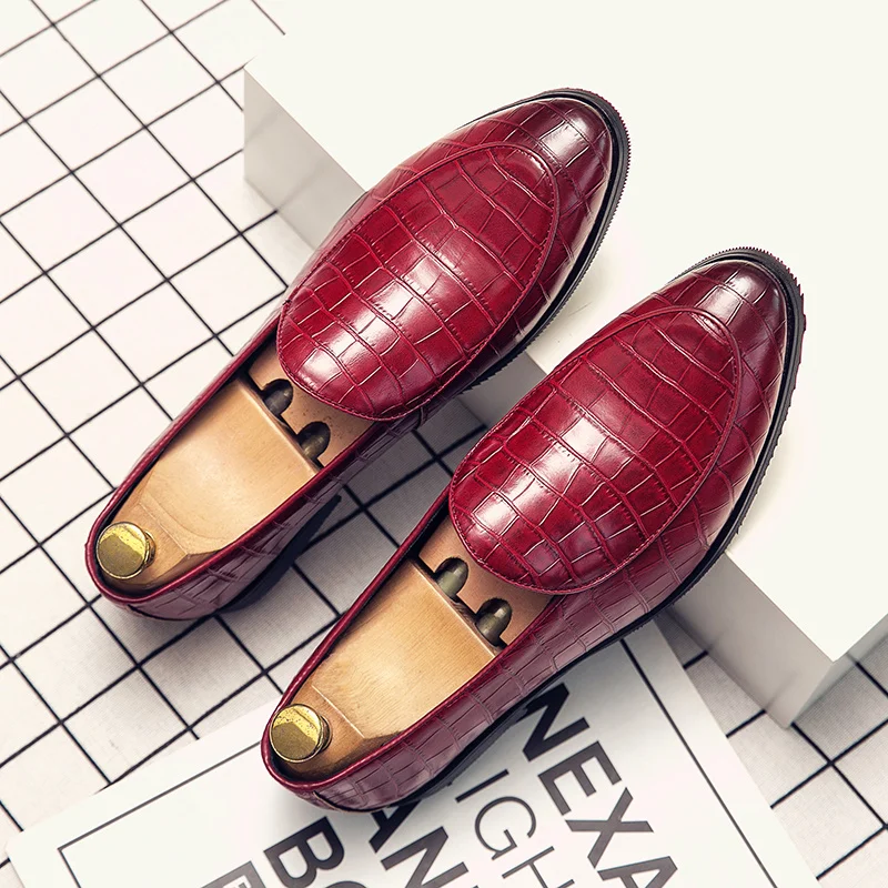 

Trend Moccasins For Men Brand Shoes Leather Casual Large Size Driving Men's Loafers Mens Fashion Boat Office Business