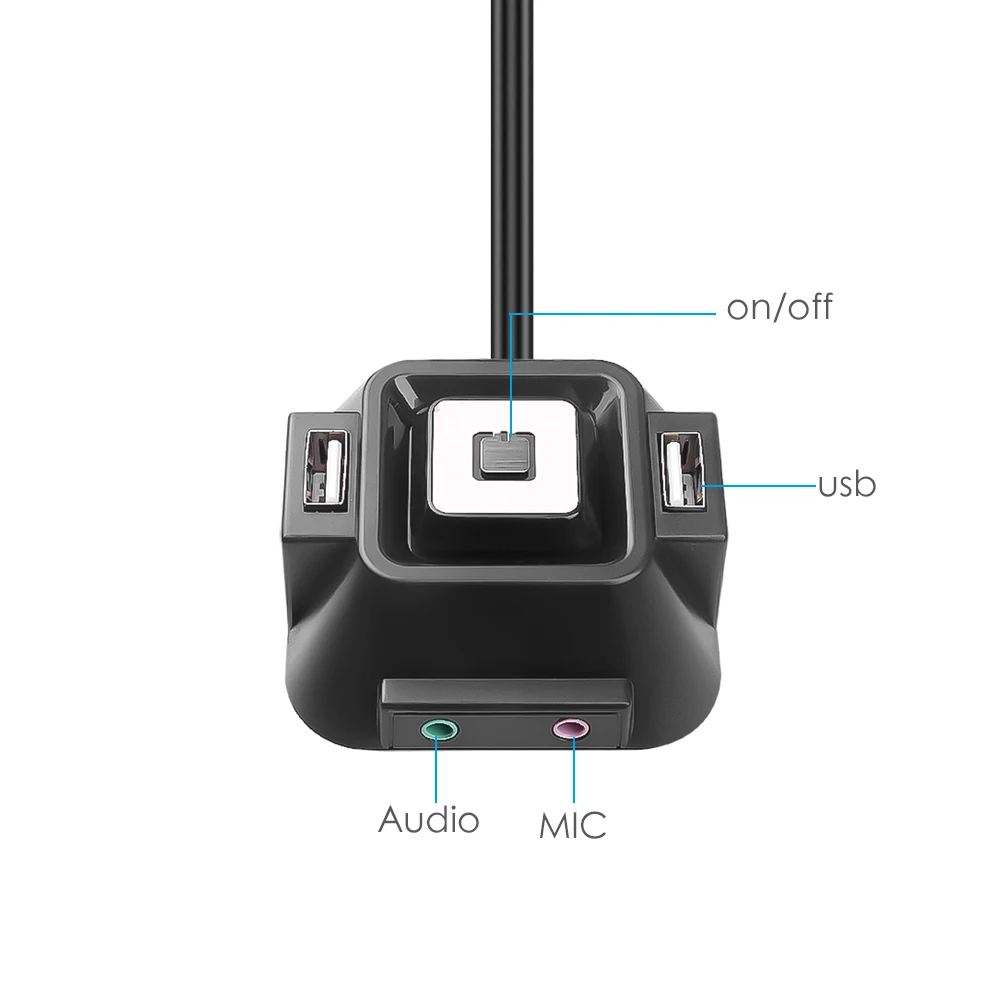 Хит продаж многофункциональный настольный ПК-переключатель USB 2 0 с аудио