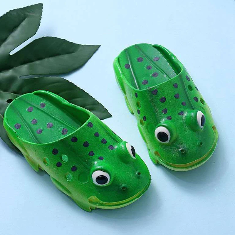 Сандалии Детские с мультяшным рисунком модные летние шлепанцы для сада