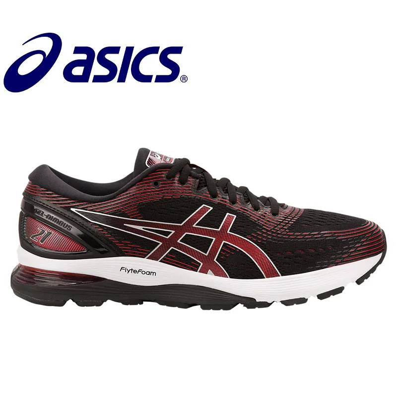 1-2 ASICS-GEL-Nimbus 21 оригинальные мужские кроссовки для бега стабильность Asics мужские кроссовки дышащие спортивные Nimbus 21 - Цвет: 1-2