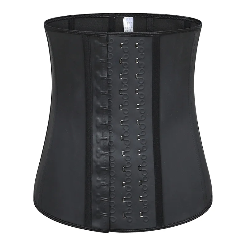 Weight Loss Body Shaper Latex Waist Trainer Cincher Trimmer Hourglass Belt Women Shapewear Corset Long Torso Fajas 9 Steel Bone