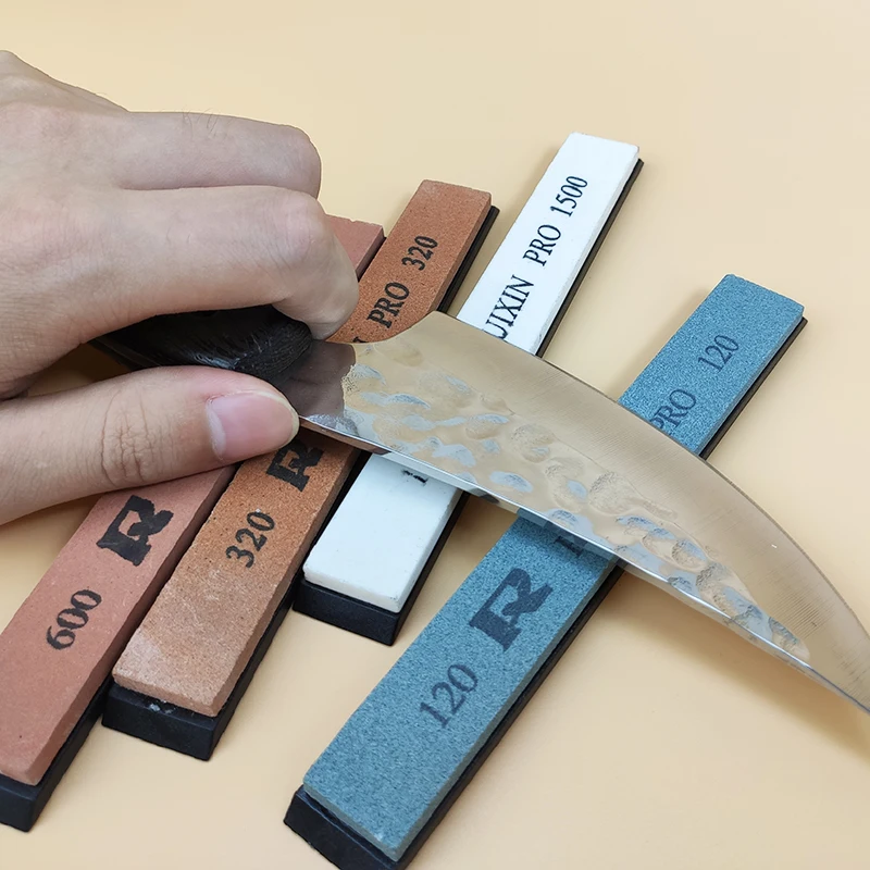 Точильный камень RUIXIN PRO 4 шт. масляный зернистость 120 320 600 1500 профессиональный