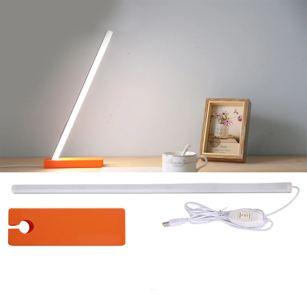 

USB 5v LED Light Bar Rigid LED Strip for the Kitchen Dimmable Aluminum Light Bar Under Cabinet Stepless Lighting Warm Cool White