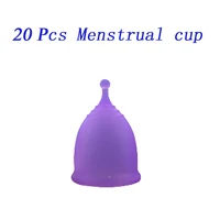20 medical grade silicone female menstrual cup feminine hygiene environmental protection reusable cup menstrual cup wholesale