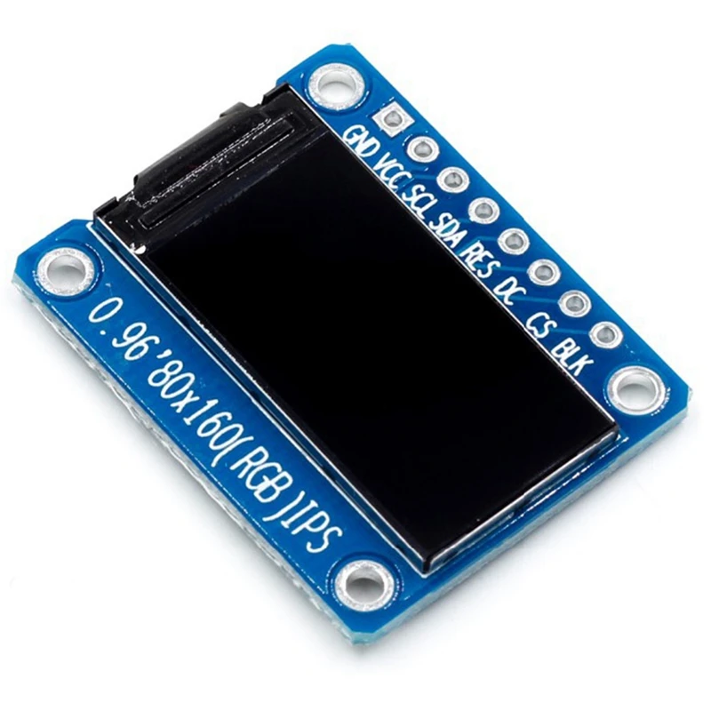 IPS RGB дисплей 0 96 дюймов 7P SPI HD 65K полноцветный ЖК-модуль ST7735 Drive IC 80X160 (не OLED) |