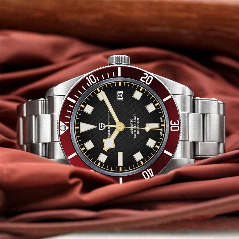 

Men's Watches PAGANI DESIGN Mechanical Watch Top Brand Luxury Classic Rose Gold Watch Sapphire Glass Sport Waterproof Male Clock