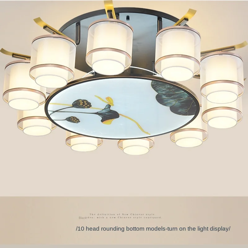 

Светильник для спальни, новый китайский потолочный светильник, лампы для гостиной, столовой, круглые Современные Простые элегантные домашн...