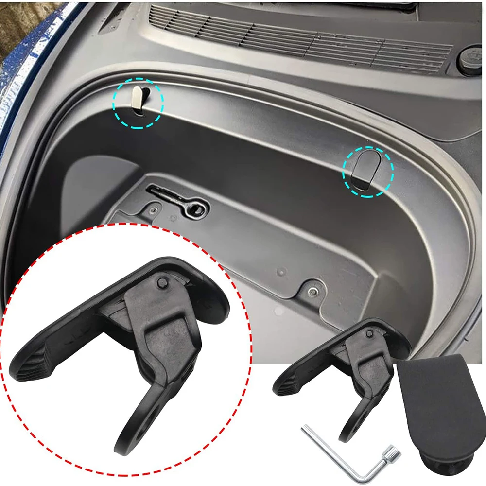 Flexible Durable Front Trunk Hook Black Plastic Hanger | Автомобили и мотоциклы