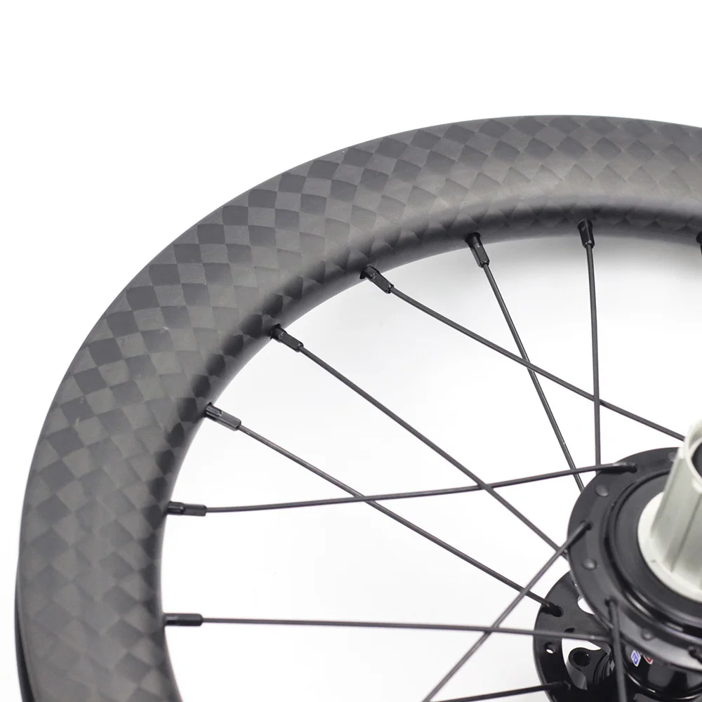 Silverock карбоновые колеса 1" 1 3/8" 349 дисковый тормоз 38 мм 24H для складного велосипеда на заказ DIY велосипедная колесная коробка, запчасти для велосипеда