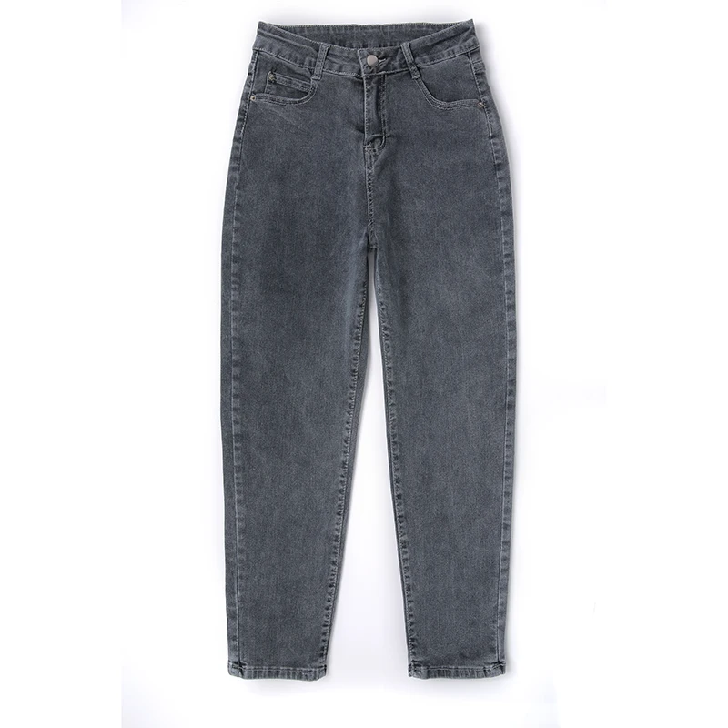 

TongSiHai Jeans Women Ladies Summer High Waist Skinny Denim Pants Girls Grey Casual Streetwear Vaqueros Mujer