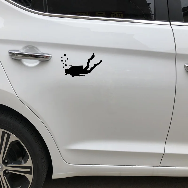 

Personalized Car Stickers Diving Pattern Adventure Car and Motorcycle Body Exterior Waterproof Sunscreen Vinyl Decal,10CM*17CM