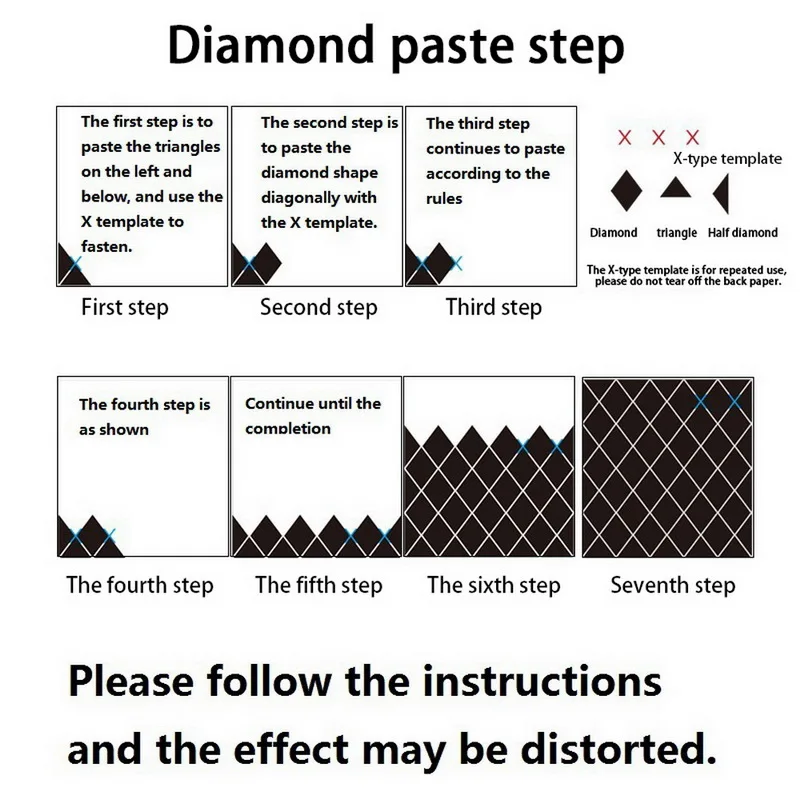 Новые бриллианты треугольники настенные акриловые зеркальные стикеры украшение