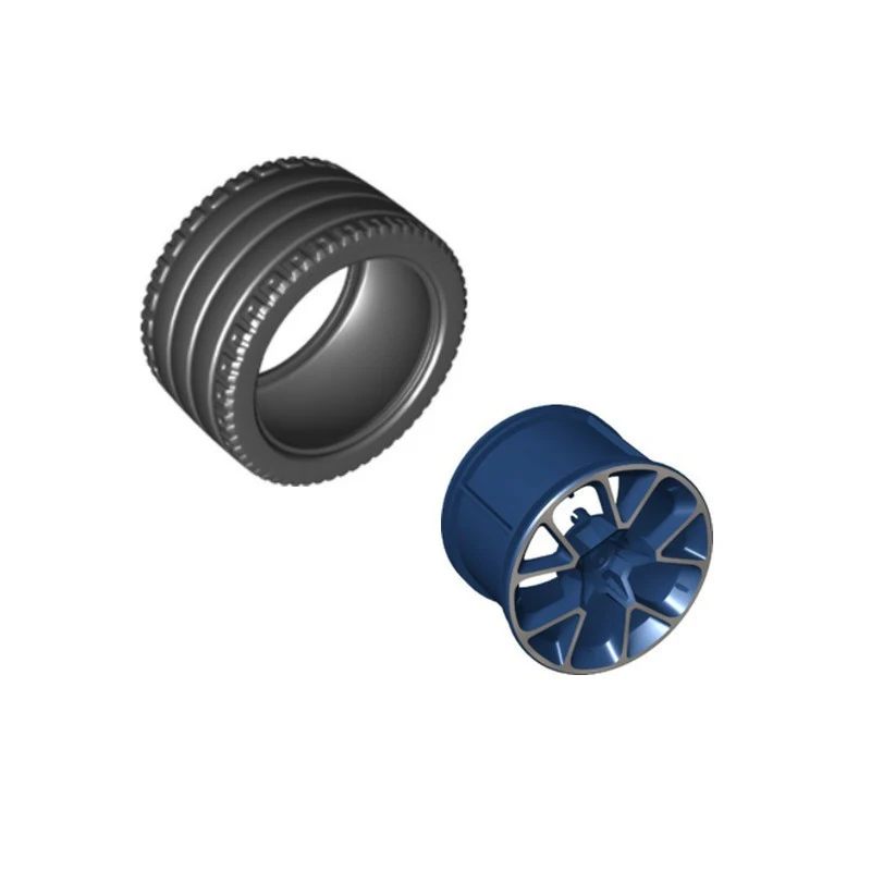 

Block Car diy Toy 62.3X42mm Car wheels Parts DIY Educational Creatives Gift Children diy Toys 1pc free shipping