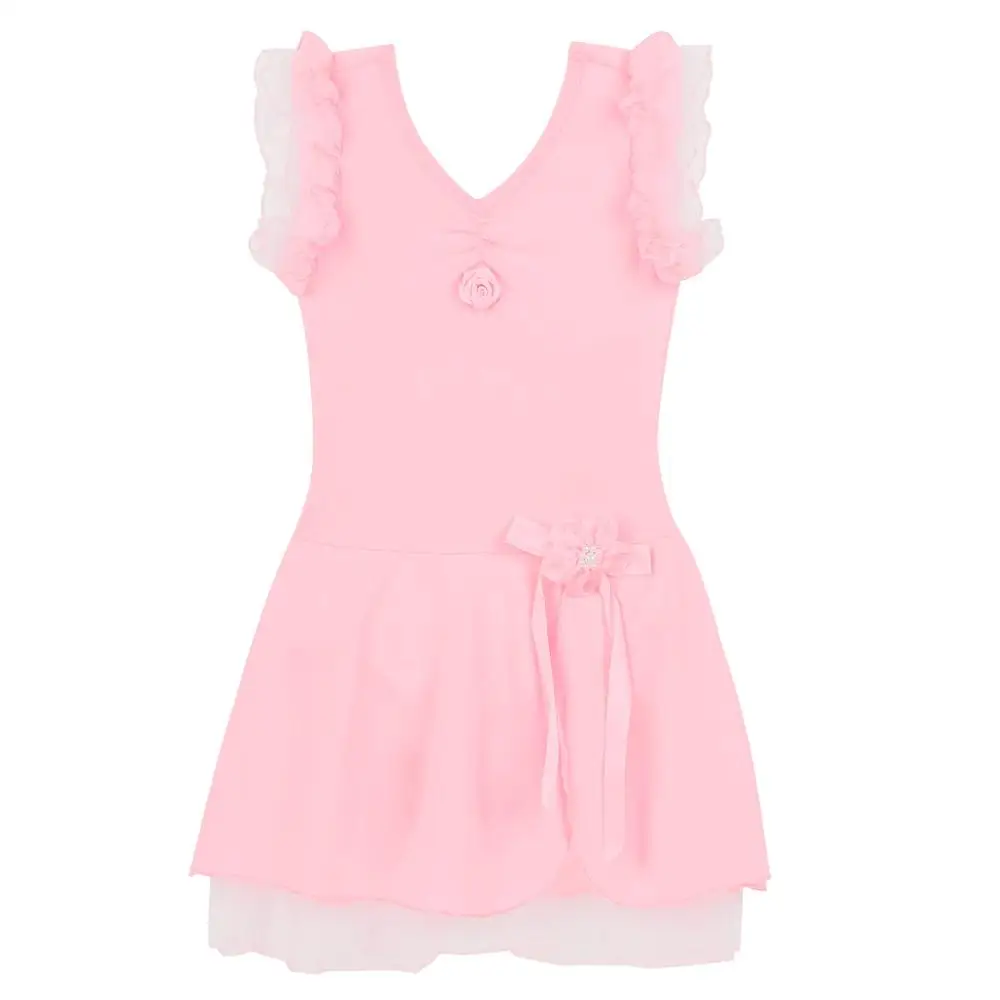 Детское балетное платье пачка для девочек гимнастическое трико Одежда танцев