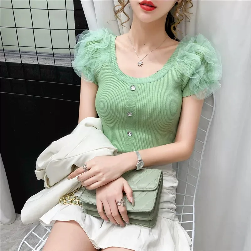 

2020 Tops T-shirts blue Cotton Female Fashion Womens Garment