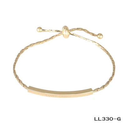 Pulsera de cadena con forma de corazón para mujer, brazalete de amor, regalo de compromiso, LL330