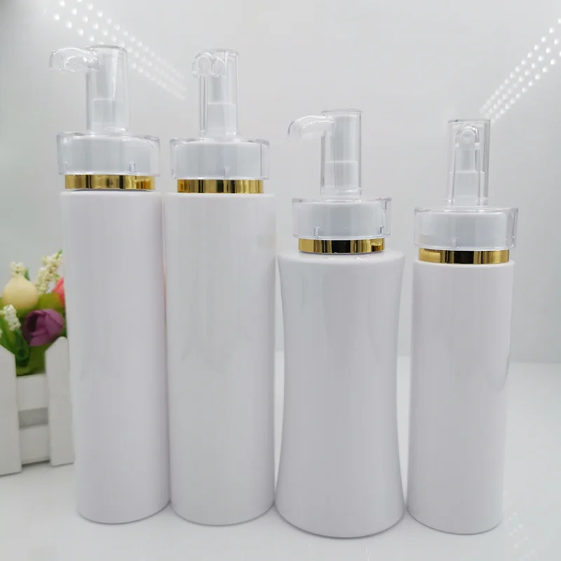 

Refillable Bottles Pressed Pump Empty Shampoo Lotion Hand Wash Soap Sanitizer Shower Gel Container Bottle 150ML 200ML 250ML 10pc