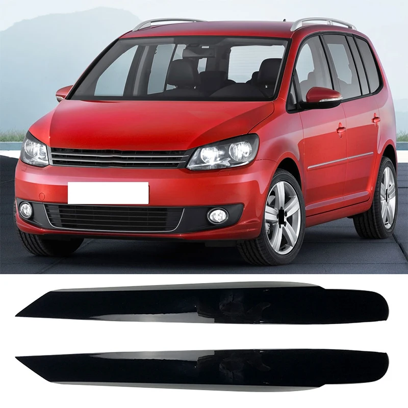 

Для Touran 2011-2015 головной светильник лампа брови Стикеры головной светильник протектор украшения отделка