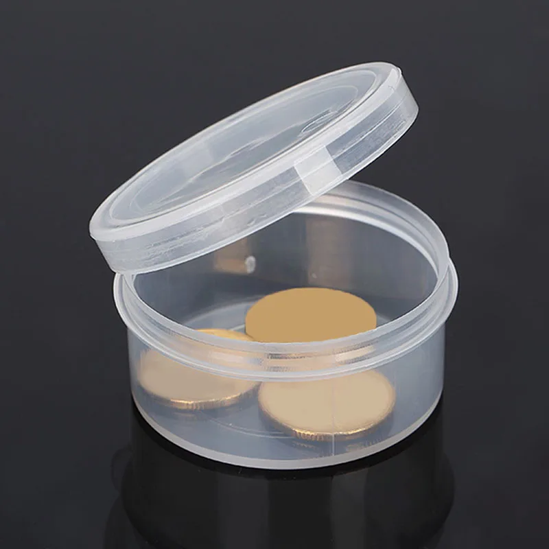 1 шт. Новинка 2019 лидер продаж круглая ПП пластиковая коробка прозрачная белая