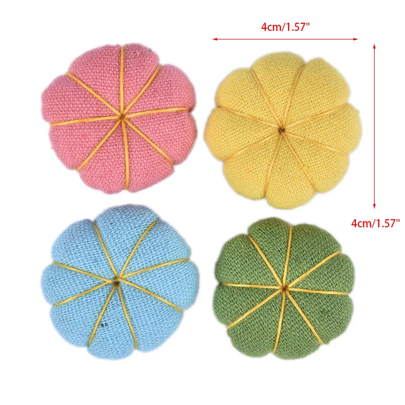 

1PC Cute Pumpkin Shaped DIY Craft Needle Pin Cushion Holder Sewing Kit Pincushions Home Sewing Supplies